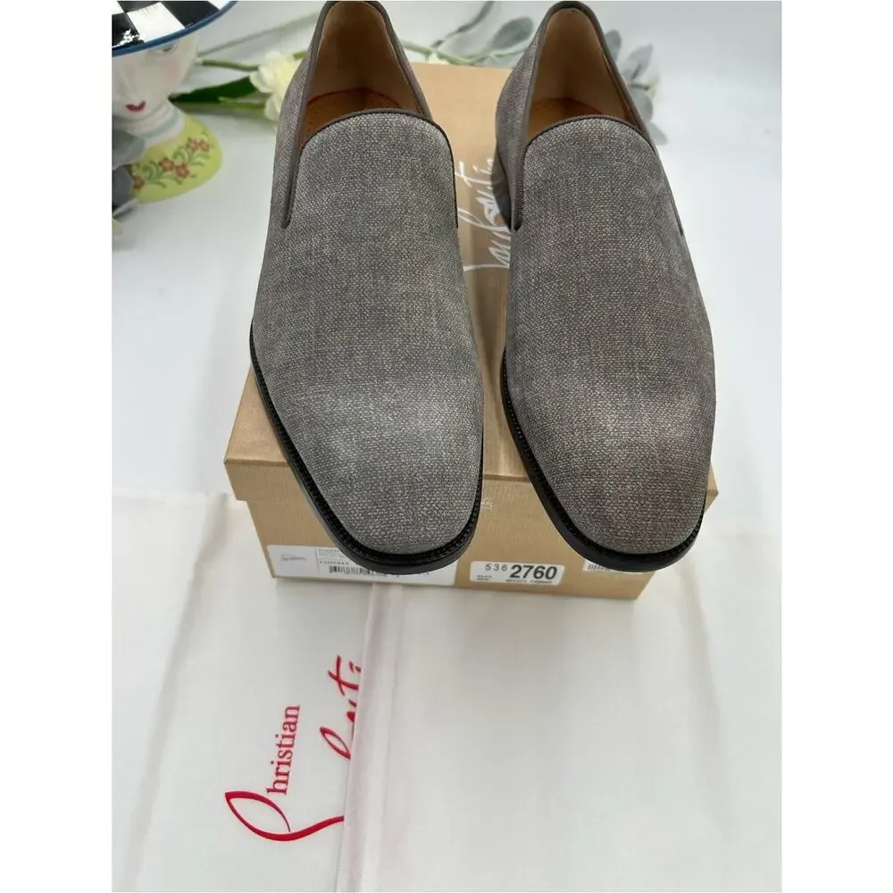 Men's Christian Louboutin, Danny flex loafers size 43 made in Italy